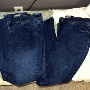 Chicos so slimming boot cut jeans, worn a few times but still in good shape